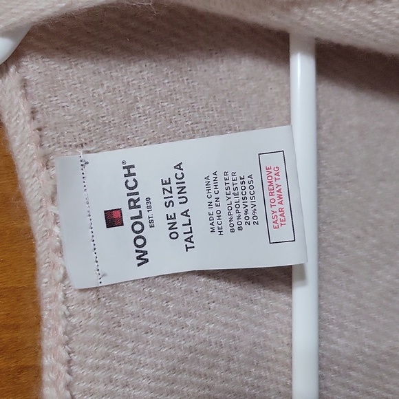 Womens Open Arm Shawl One Size By Woolrich - Picture 5 of 5